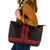 New Zealand Maori Kowhaiwhai Leather Tote Bag Whero Maui and Mangopare