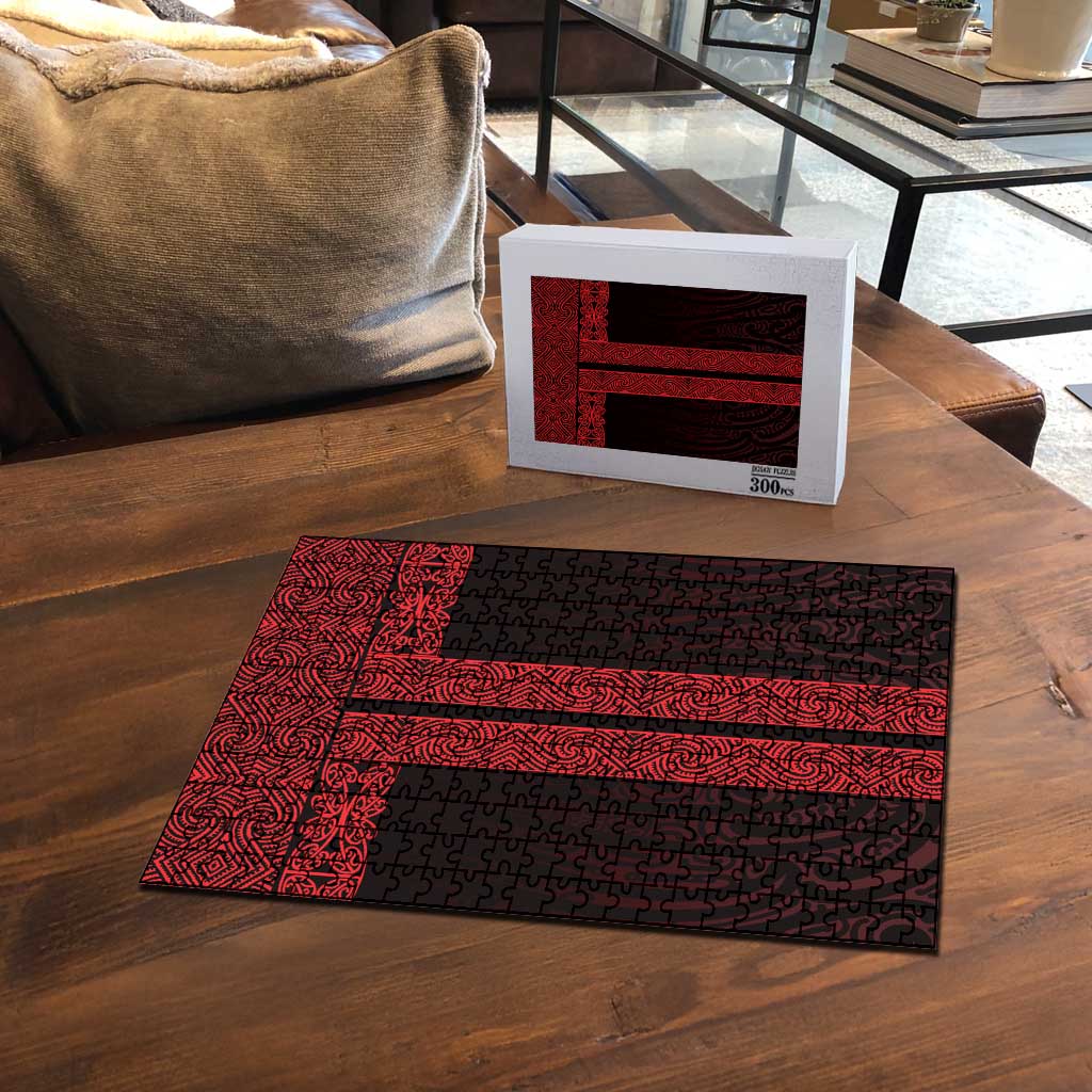 New Zealand Maori Kowhaiwhai Puzzle Whero Maui and Mangopare - Polynesian Pride