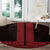 New Zealand Maori Kowhaiwhai Round Carpet Whero Maui and Mangopare