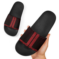 New Zealand Maori Kowhaiwhai Slide Sandals Whero Maui and Mangopare - Polynesian Pride
