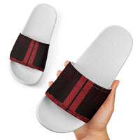 New Zealand Maori Kowhaiwhai Slide Sandals Whero Maui and Mangopare - Polynesian Pride