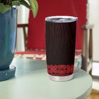New Zealand Maori Kowhaiwhai Tumbler Cup Whero Maui and Mangopare LT9 - Polynesian Pride