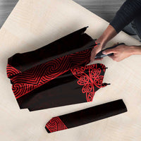 New Zealand Maori Kowhaiwhai Umbrella Whero Maui and Mangopare - Polynesian Pride