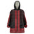 New Zealand Maori Kowhaiwhai Wearable Blanket Hoodie Whero Maui and Mangopare