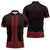 New Zealand Maori Kowhaiwhai Zipper Polo Shirt Whero Maui and Mangopare - Polynesian Pride