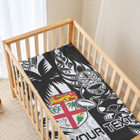Custom Fiji New Zealand Baby Bed Cover Maori mix Tapa Pattern Version LT9 - Polynesian Pride
