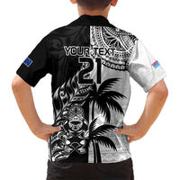 Custom Fiji New Zealand Family Matching Summer Maxi Dress and Hawaiian Shirt Maori mix Tapa Pattern Version LT9 - Polynesian Pride