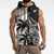 Fiji New Zealand Rugby Personalised Sleeveless Hoodie Maori and Tapa Pattern - Polynesian Pride