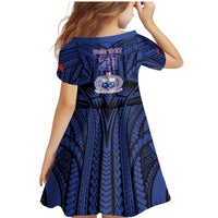 Custom Manu Samoa Sevens Rugby Family Matching Mermaid Dress and Hawaiian Shirt Samoan Tribal Tattoo LT9 - Polynesian Pride