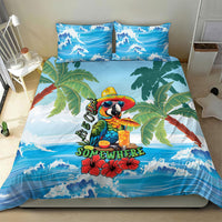 Funny Parrot Margarita Five O'clock Somewhere Bedding Set