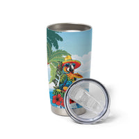 Funny Parrot Margarita Five O'clock Somewhere Tumbler Cup