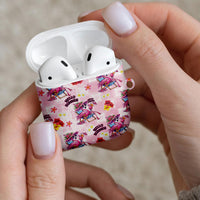 Hawaii Flamingo Hello Summer AirPods Case Hawaiian Quilt Pattern