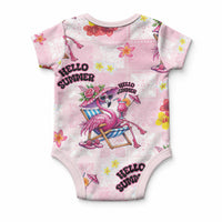 Hawaii Flamingo Hello Summer Baby Onesie Hawaiian Quilt Pattern LT9 - Polynesian Pride