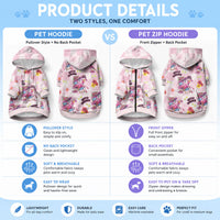 Hawaii Flamingo Hello Summer Pet Hoodie Hawaiian Quilt Pattern LT9 - Polynesian Pride
