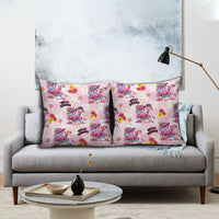 Hawaii Flamingo Hello Summer Pillow Cover Hawaiian Quilt Pattern