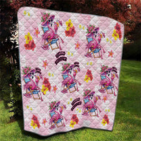 Hawaii Flamingo Hello Summer Quilt Hawaiian Quilt Pattern