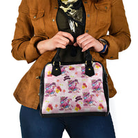 Hawaii Flamingo Hello Summer Shoulder Handbag Hawaiian Quilt Pattern