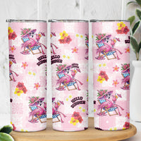 Hawaii Flamingo Hello Summer Skinny Tumbler Hawaiian Quilt Pattern