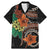Vintage Hibiscus Pacific Floral Family Matching Mermaid Dress and Hawaiian Shirt