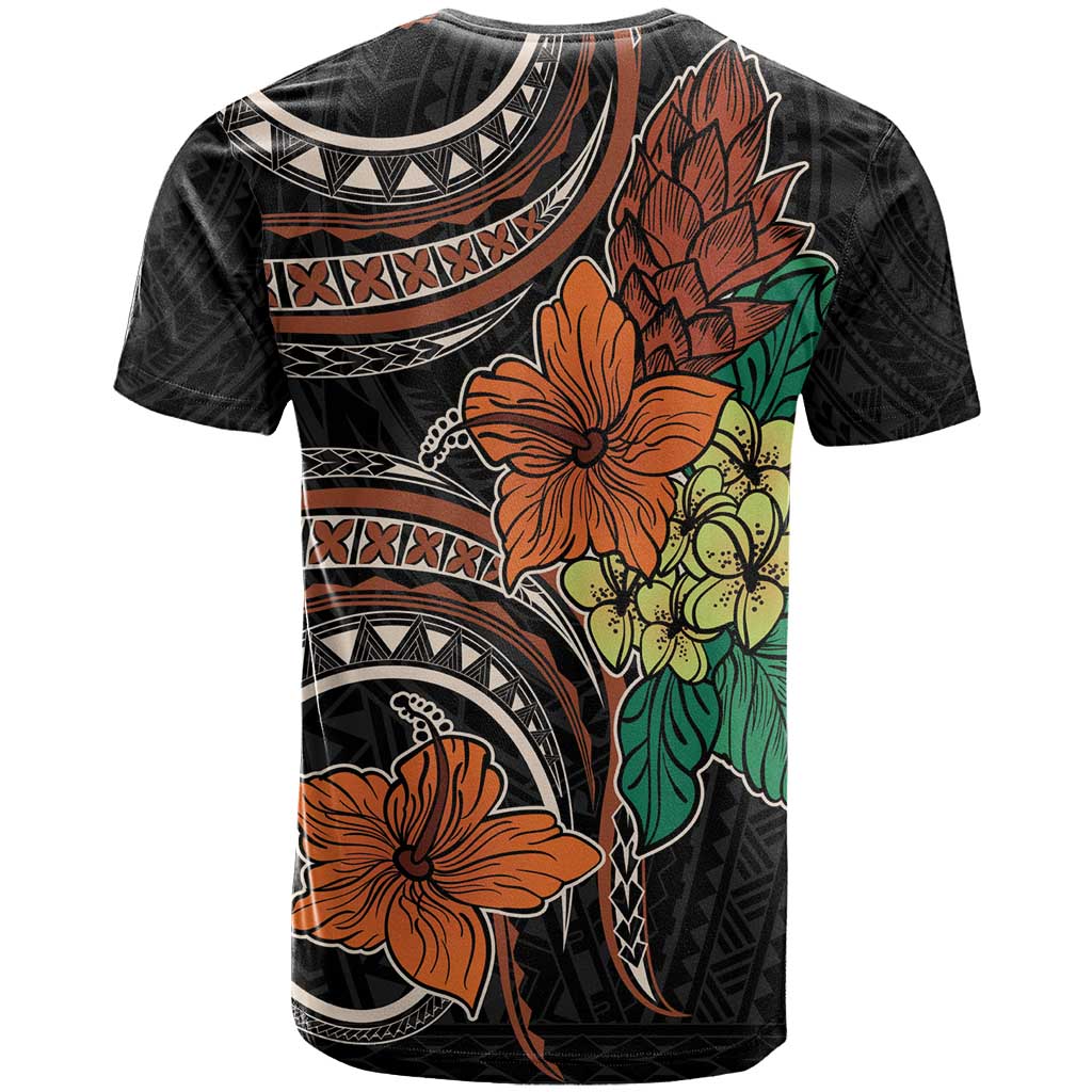 Vintage Hibiscus Pacific Floral T Shirt
