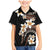 Vintage Plumeria Pacific Floral Family Matching Mermaid Dress and Hawaiian Shirt