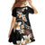 Vintage Plumeria Pacific Floral Family Matching Tank Maxi Dress and Hawaiian Shirt