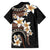 Vintage Plumeria Pacific Floral Family Matching Tank Maxi Dress and Hawaiian Shirt