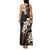 Vintage Plumeria Pacific Floral Family Matching Tank Maxi Dress and Hawaiian Shirt
