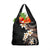 Vintage Plumeria Pacific Floral Grocery Bag