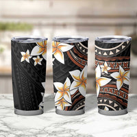 Vintage Plumeria Pacific Floral Tumbler Cup