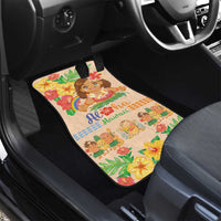 Kawaii Hula Girls Car Mats Aloha Hibiscus Flowers LT9 - Polynesian Pride