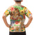 Kawaii Hula Girls Family Matching Mermaid Dress and Hawaiian Shirt Aloha Hibiscus Flowers