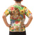 Kawaii Hula Girls Family Matching Tank Maxi Dress and Hawaiian Shirt Aloha Hibiscus Flowers