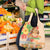 Kawaii Hula Girls Grocery Bag Aloha Hibiscus Flowers