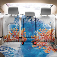Hibiscus Turtle Tattoo Coral Reef Back Car Seat Cover with Polynesian Tribal LT9 - Polynesian Pride