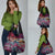 Pacific Hibiscus Tapa Tribal Vintage Grocery Bag Pink Motif