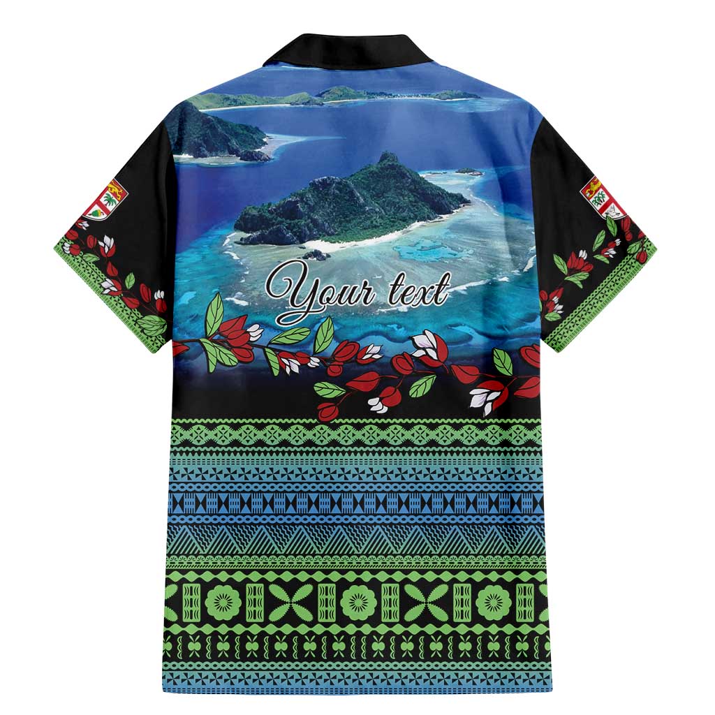 Personalised Fiji Viti Levu Family Matching Mermaid Dress and Hawaiian Shirt Tagimoucia and Tapa Tribal Pattern LT9 - Polynesian Pride