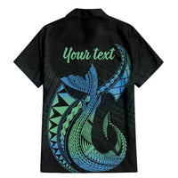 Personalised Hawaii Kure Atoll Family Matching Mermaid Dress and Hawaiian Shirt Holaniku Coral Reef with Polynesian Tribal LT9 - Polynesian Pride