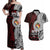 Personalised Tonga Constitution Day 1875 Couples Matching Off Shoulder Maxi Dress and Hawaiian Shirt Polynesian Tribal Tattoo