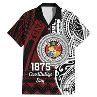 Personalised Tonga Constitution Day 1875 Family Matching Mermaid Dress and Hawaiian Shirt Polynesian Tribal Tattoo