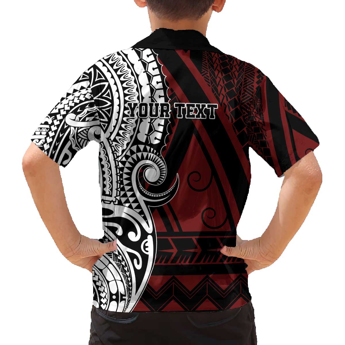 Personalised Tonga Constitution Day 1875 Family Matching Off Shoulder Short Dress and Hawaiian Shirt Polynesian Tribal Tattoo LT9 - Polynesian Pride