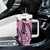 Pink Pacific Flowers Tribal Polynesian Spirit Tumbler With Handle