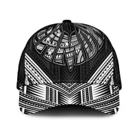Black Samoa Tribal Chest Tattoo Classic Cap LT9 Universal Fit Black - Polynesian Pride