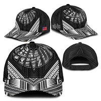 Black Samoa Tribal Chest Tattoo Classic Cap LT9 - Polynesian Pride