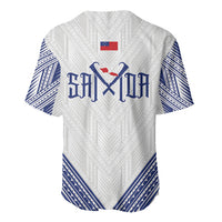 White Samoa Tribal Chest Tattoo Baseball Jersey LT9 - Polynesian Pride
