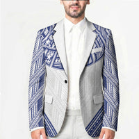 White Samoa Tribal Chest Tattoo Blazer LT9 - Polynesian Pride