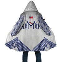White Samoa Tribal Chest Tattoo Cloak LT9 Unisex White - Polynesian Pride