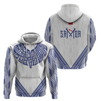 White Samoa Tribal Chest Tattoo Hoodie LT9 - Polynesian Pride