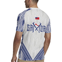 White Samoa Tribal Chest Tattoo Rugby Jersey LT9 - Polynesian Pride