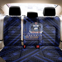 Toa Samoa 40th Anniversary Back Car Seat Cover Royal Blue Tribal LT9 - Polynesian Pride